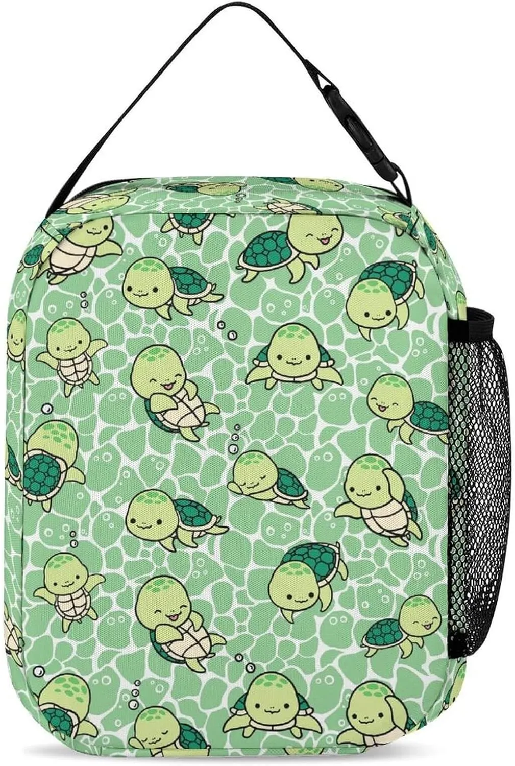 Sea Turtle Backpack with Lunch Box & Pencil Case for Kids Girls Boys School, 16 Inch Cute Sea Turtle Bookbag, School Backpack for Students Children, Lightweight, Large Capacity