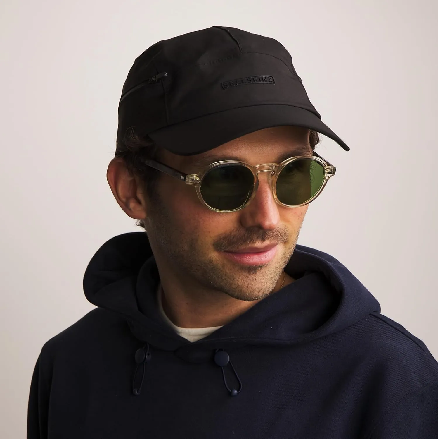 SEALSKINZ | Scole | Waterproof All Weather Zipped Pocket Cap Hat | Outdoor Headwear | Running & Hiking | Includes Zip Pocket