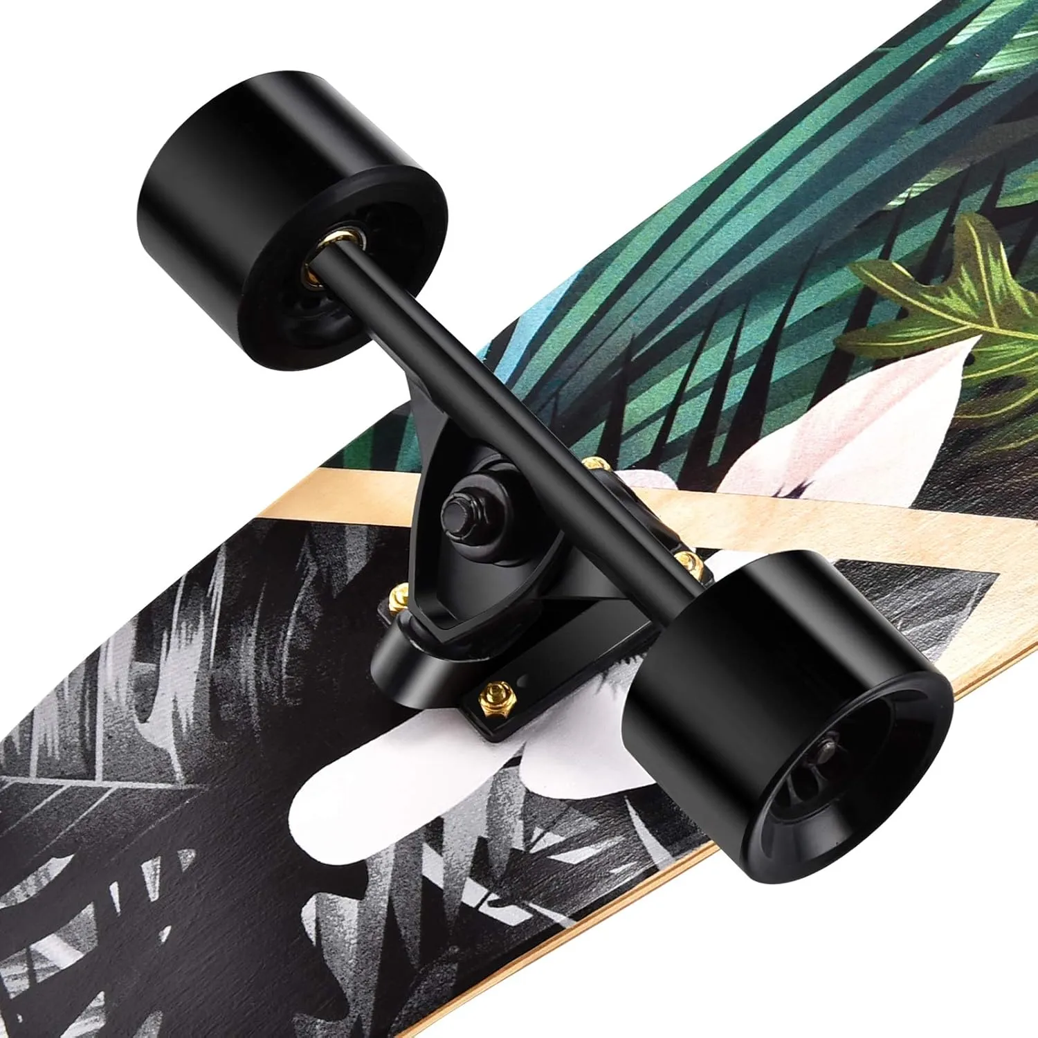 seething 42 Inch Longboard Skateboard Complete Cruiser Pintail,The Original Artisan Maple Skateboard Cruiser Pintail for Cruising, Carving, Free-Style and Downhill