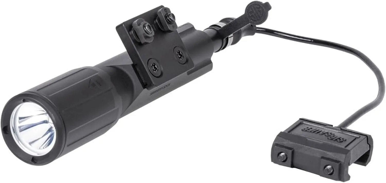 Sig Sauer Foxtrot-MSR 1350 Lumens Durable Lightweight Rechargeable Tactical Rifle-Mounted White Light for Short-Barreled Personal Defense Platforms, M-LOK & Picatinny Rail Mounts Included, Full-Size