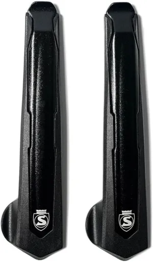 SILCA Tire Levers Premio | Set of Two | Forged Aluminum Minimalist Lever with co-Molded Non Marking Nylon Rim Protection | Bicycle Tire Levers