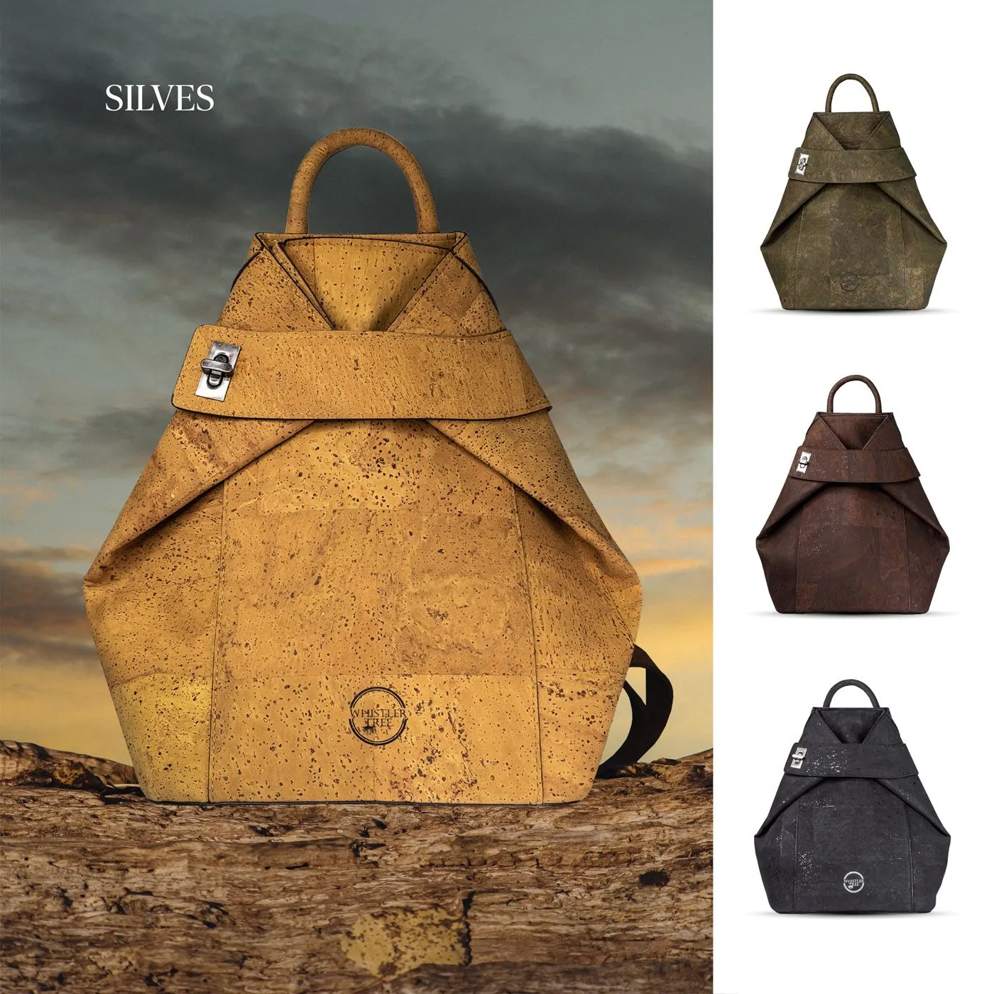 Silves Folded Backpack - KHAKI