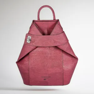Silves Folded Backpack - RASPBERRY