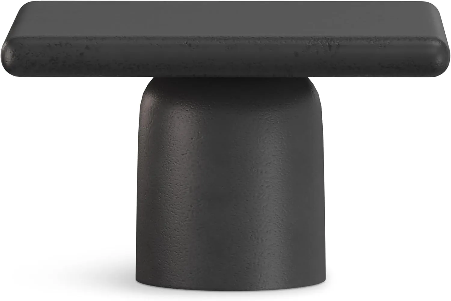 SIMPLIHOME Zachary Coffee Table 2-Piece Set - 42 inch Wide Cast Aluminum Square Living Room Tables in Graphite and Black Nickel, Contemporary Nesting Center Table Set with Flexible Style, Assembled
