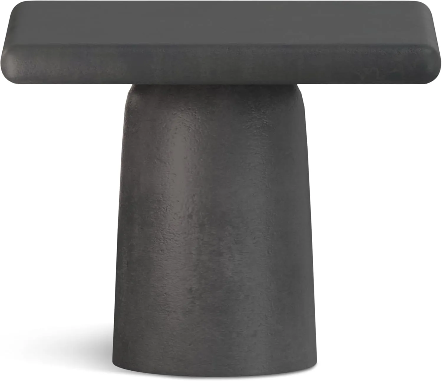 SIMPLIHOME Zachary Coffee Table 2-Piece Set - 42 inch Wide Cast Aluminum Square Living Room Tables in Graphite and Black Nickel, Contemporary Nesting Center Table Set with Flexible Style, Assembled