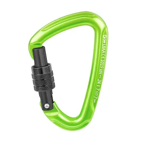 Single Pack D-shape Aluminum Alloy ScrewGate Carabiners