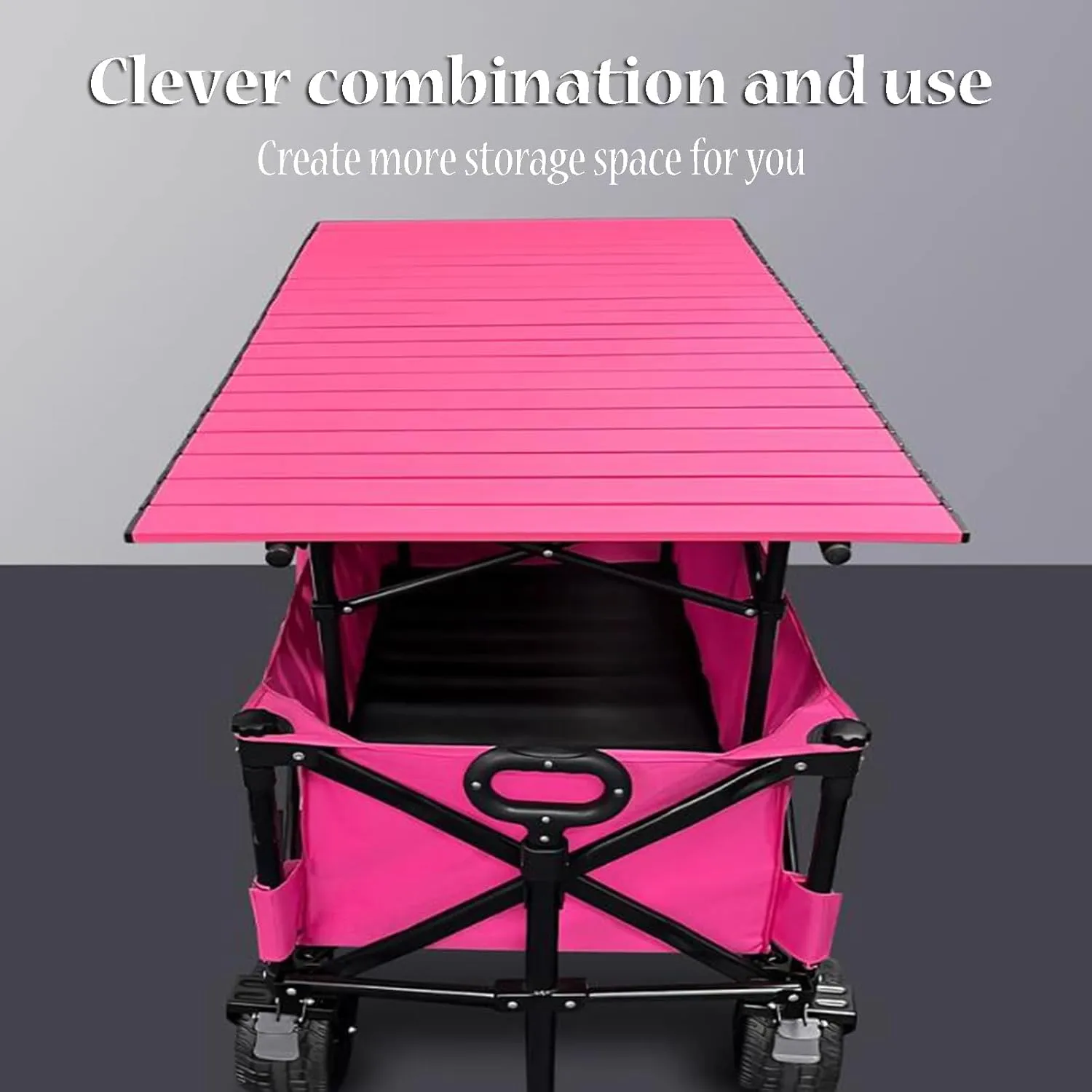 SOBOUR Portable Camping Table Roll Up Noodle Picnic Table Ultralight Camping Table Compact Folding Structure for Outdoor & Indoor