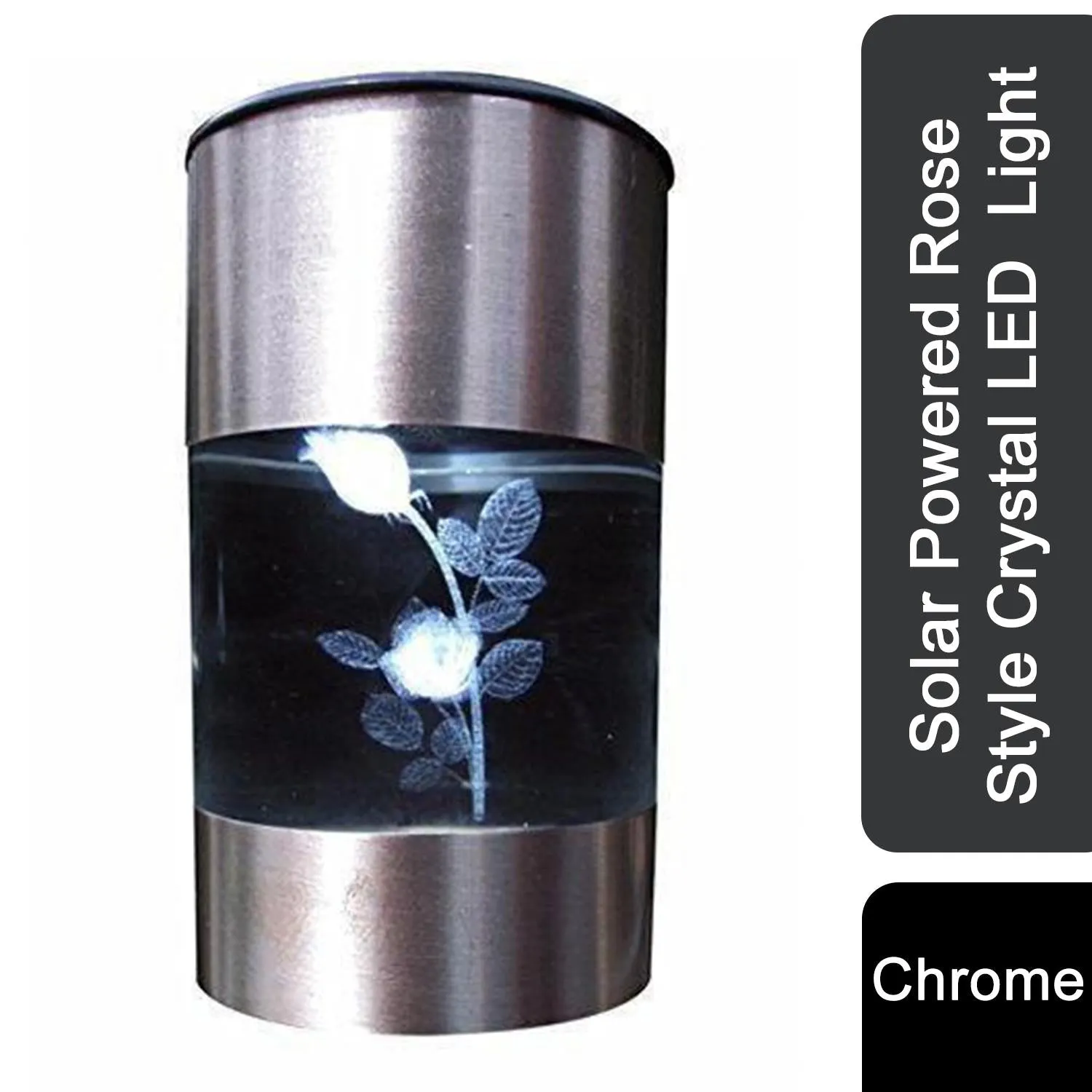 Solar Crystal Garden or Home Rose Light Lamp