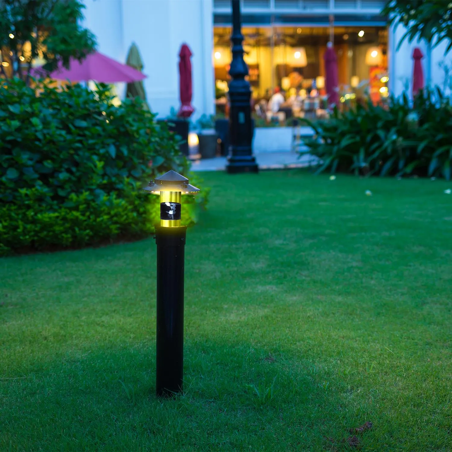 Solar Crystal Garden or Home Rose Light Lamp