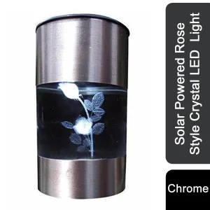 Solar Crystal Garden or Home Rose Light Lamp