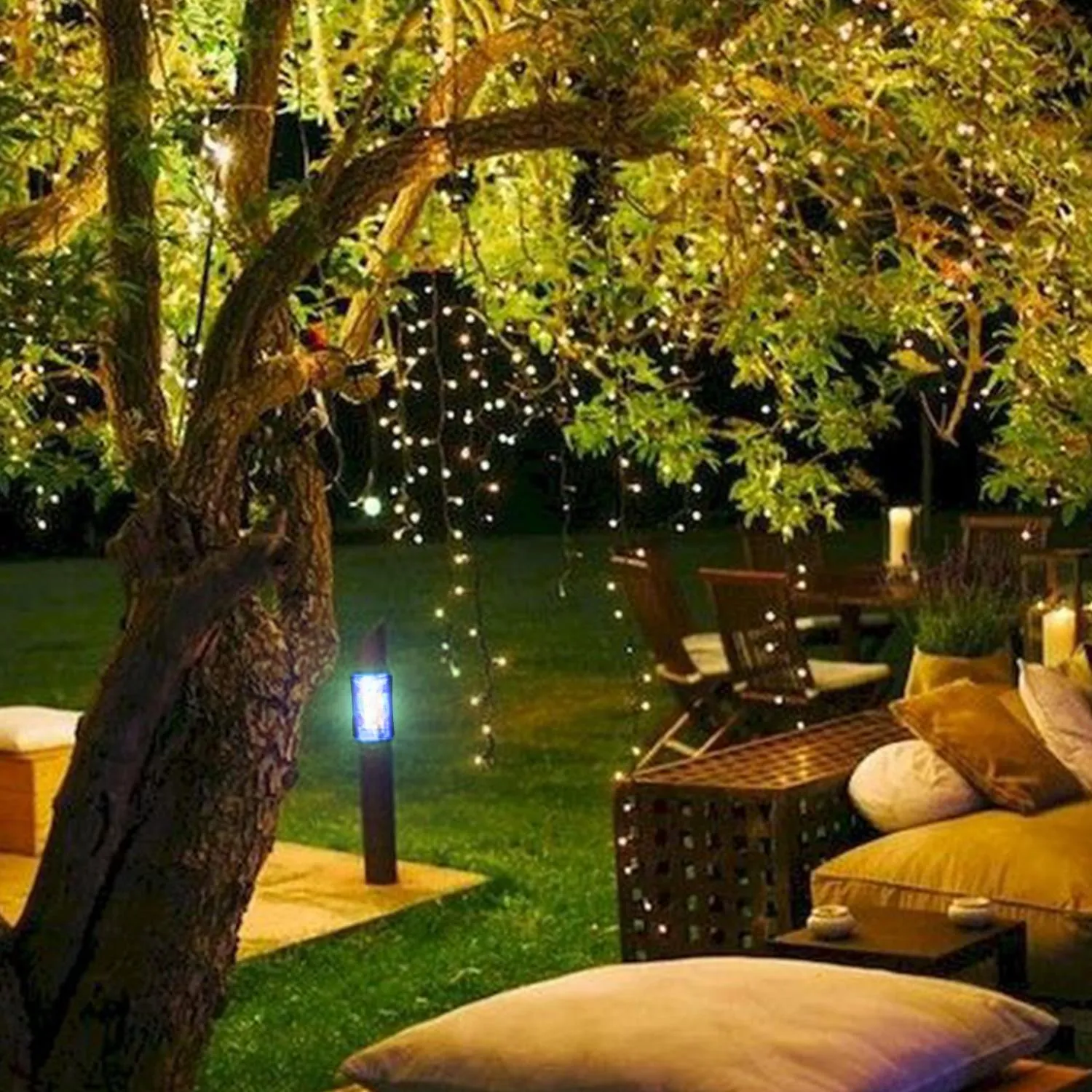 Solar Crystal Garden or Home Rose Light Lamp