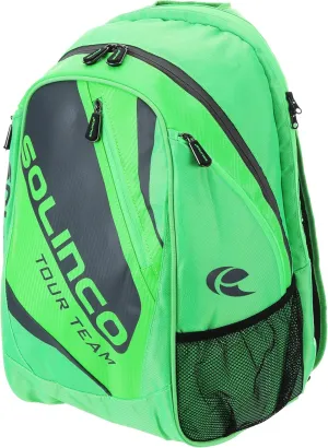 Solinco Tour Tennis Backpack Full Neon Green (OS)
