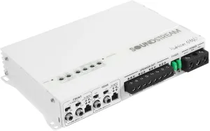 Soundstream MR4.1400D Rubicon Nano Marine 1400W Class D 4-Channel Amplifier,White