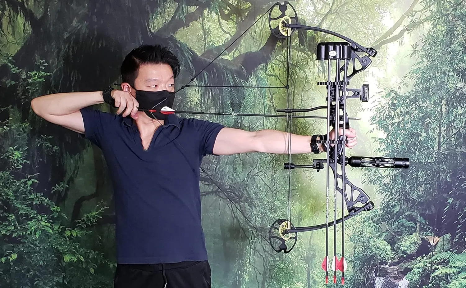 Southland Archery Supply SAS Compact Bow Aluminum Body 4-Arrow Quick Release Quiver