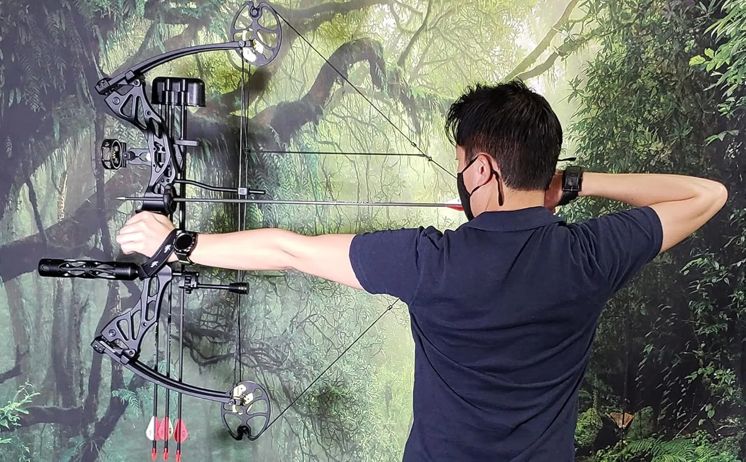 Southland Archery Supply SAS Compact Bow Aluminum Body 4-Arrow Quick Release Quiver