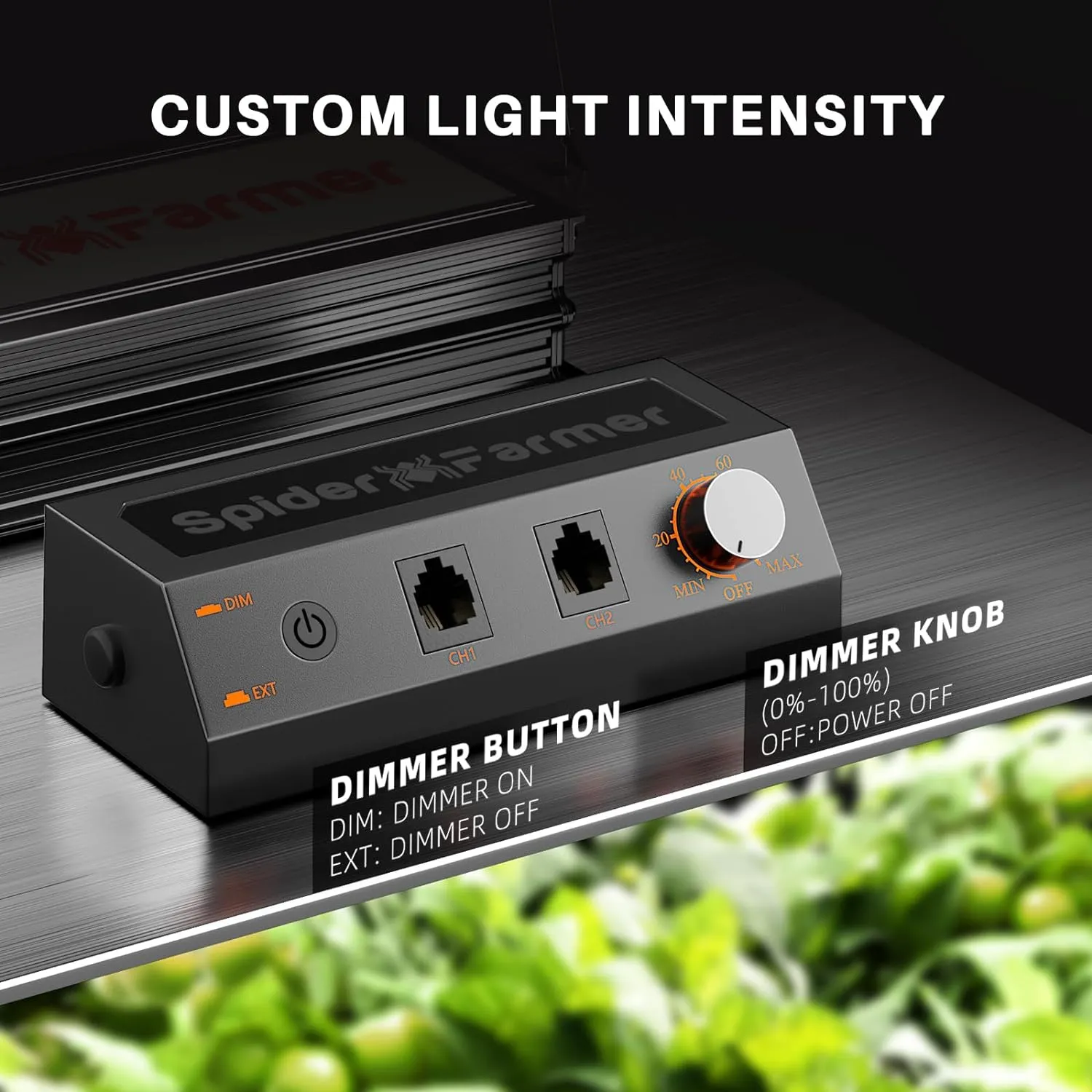 Spider Farmer SF4000 450W LED Grow Lights With Samsung LM301B Diodes, Deeper Penetration and Dimmable Full Spectrum Lighting, High PPFD & Low Heat