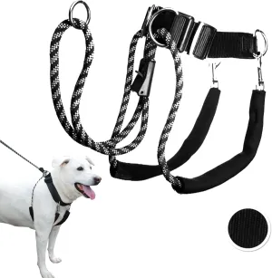 SPORN Dog Harness, Black, Large