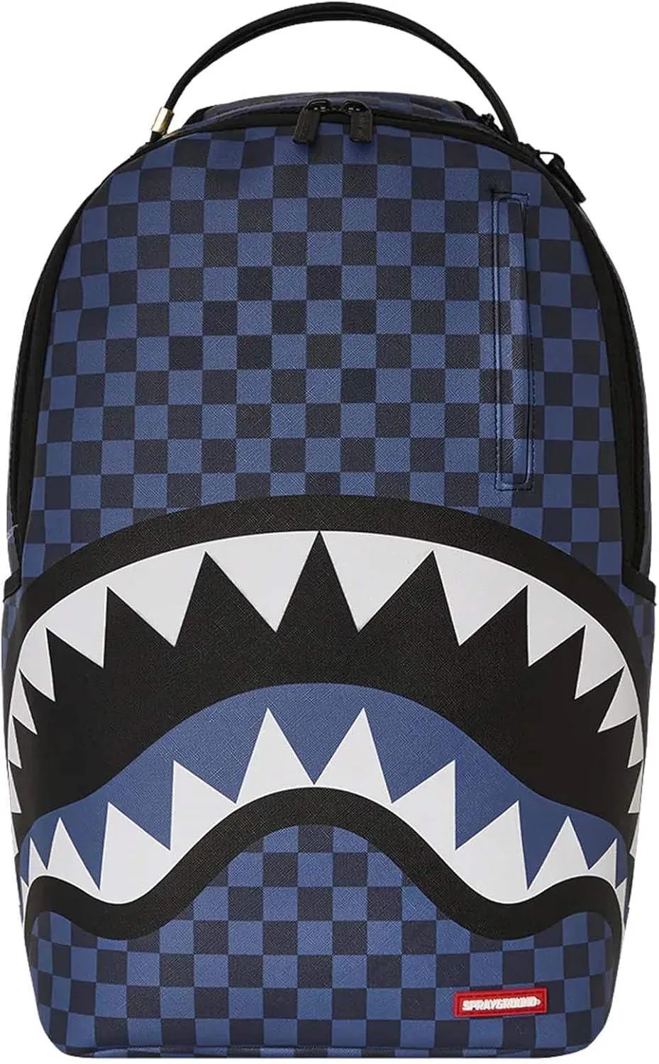 SPRAYGROUND Limited Edition 910B7400NS Midnight Sip Check Backpack Blue, blue, M