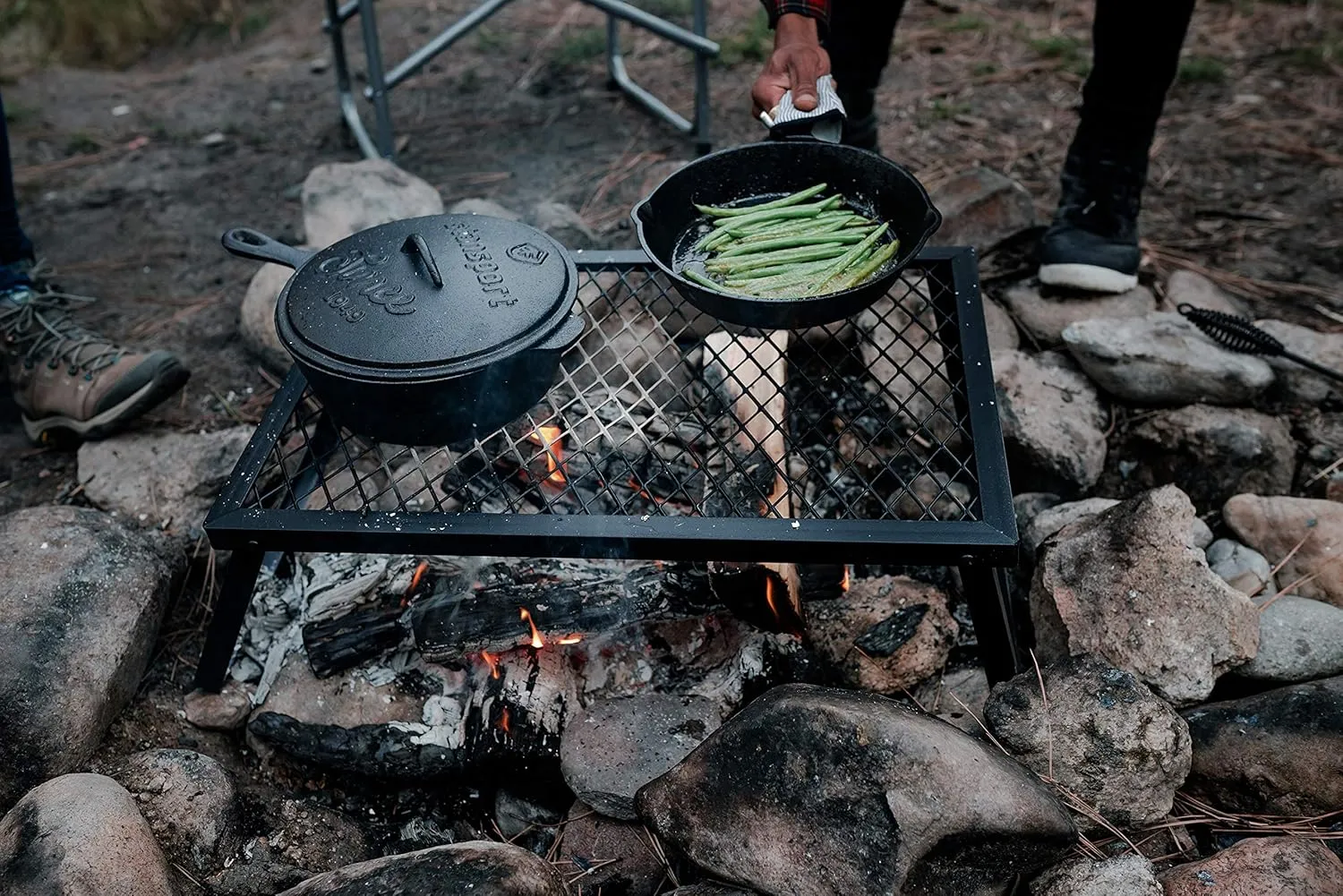 Stansport Powder Coated Steel Portable Camp Grill