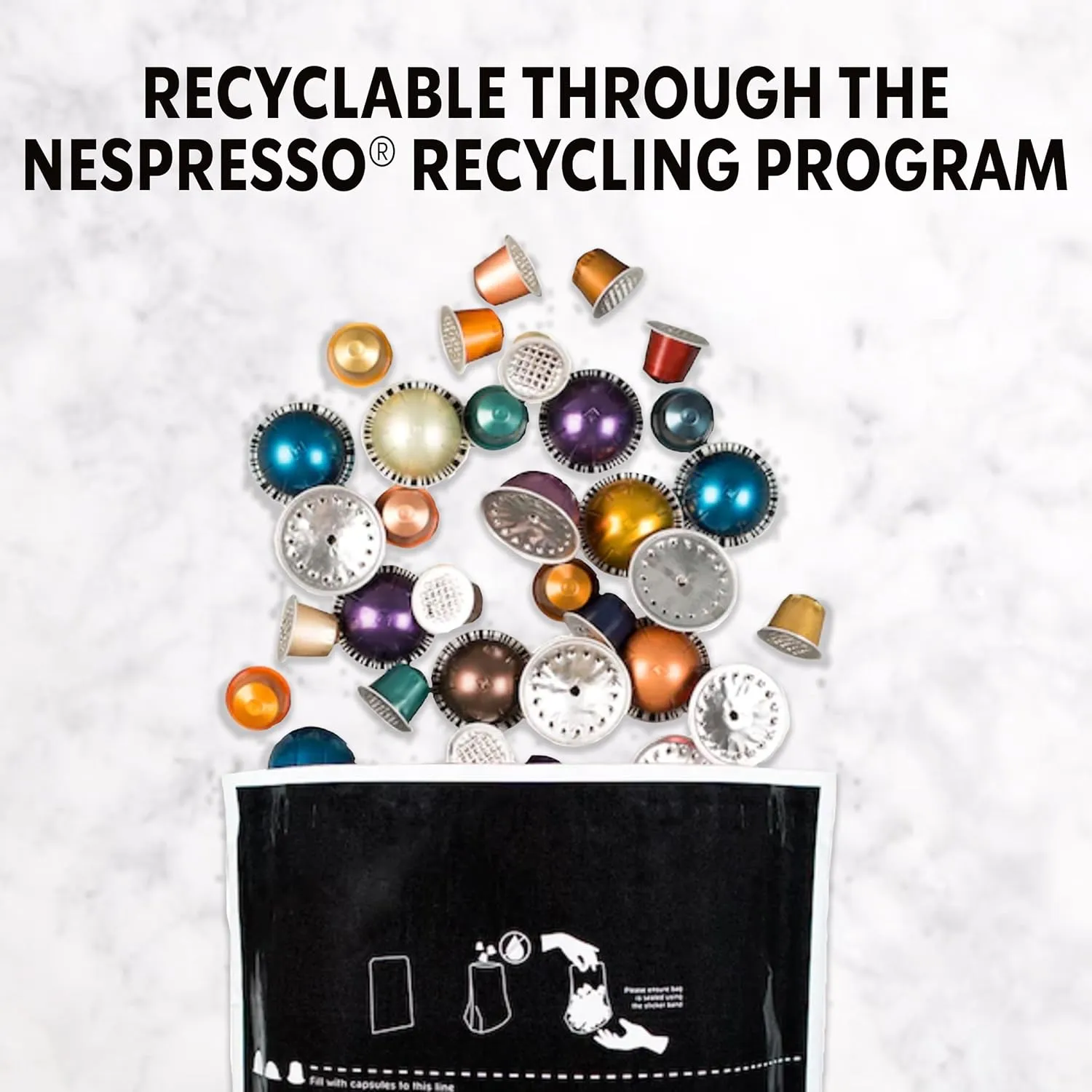 Starbucks by Nespresso Original Line, Decaf Espresso, Dark Roast, 50-count Espresso Pods