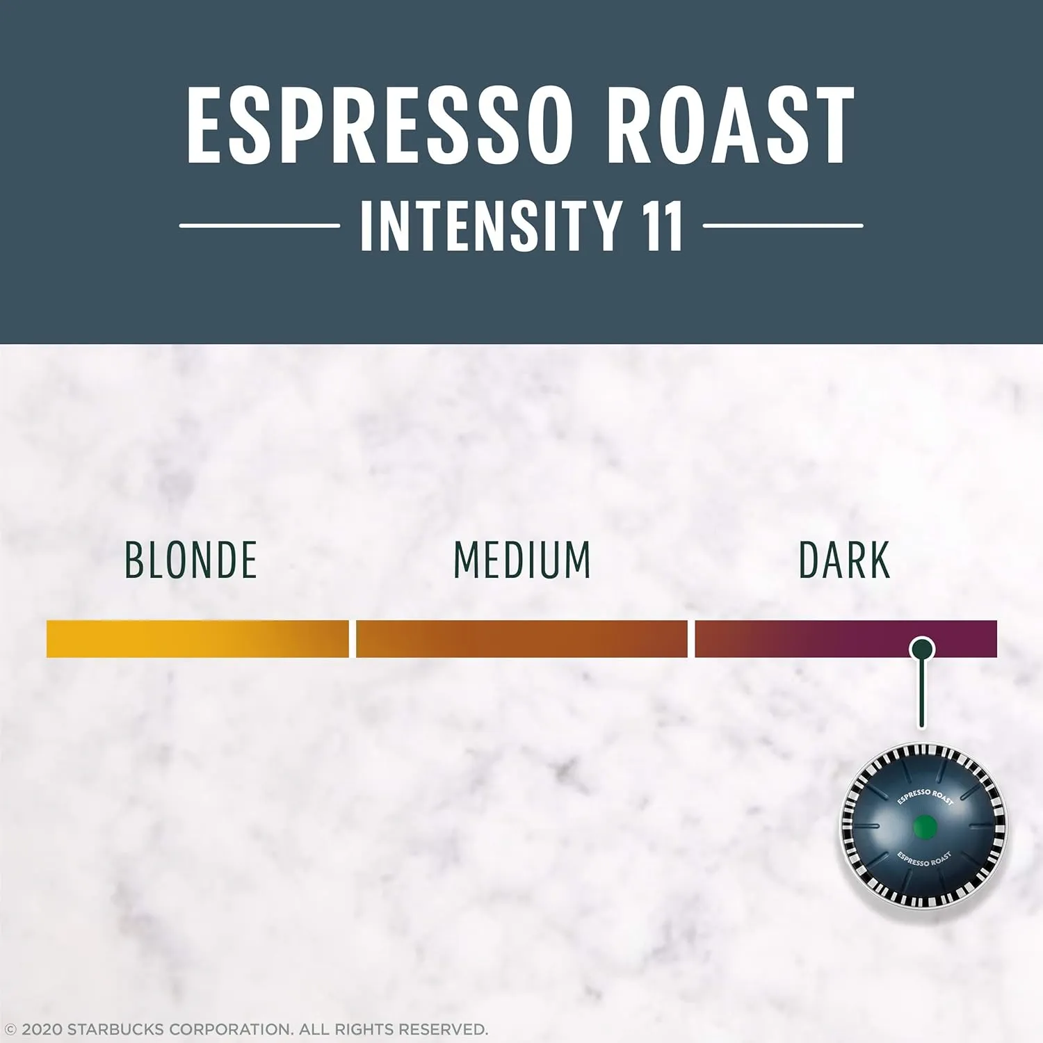 Starbucks by Nespresso Vertuo, Dark Roast Espresso, 50-count Espresso Pods, Brews 1.35 oz.