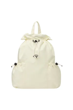STRING ONE-SHOULDER BACKPACK-IVORY