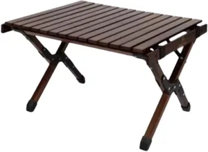 Strong Camping Table Foldable Table Legs Picnic Table Roll Up Desktop Camping Grill Table Send Storage Bag for Outdoor Camp