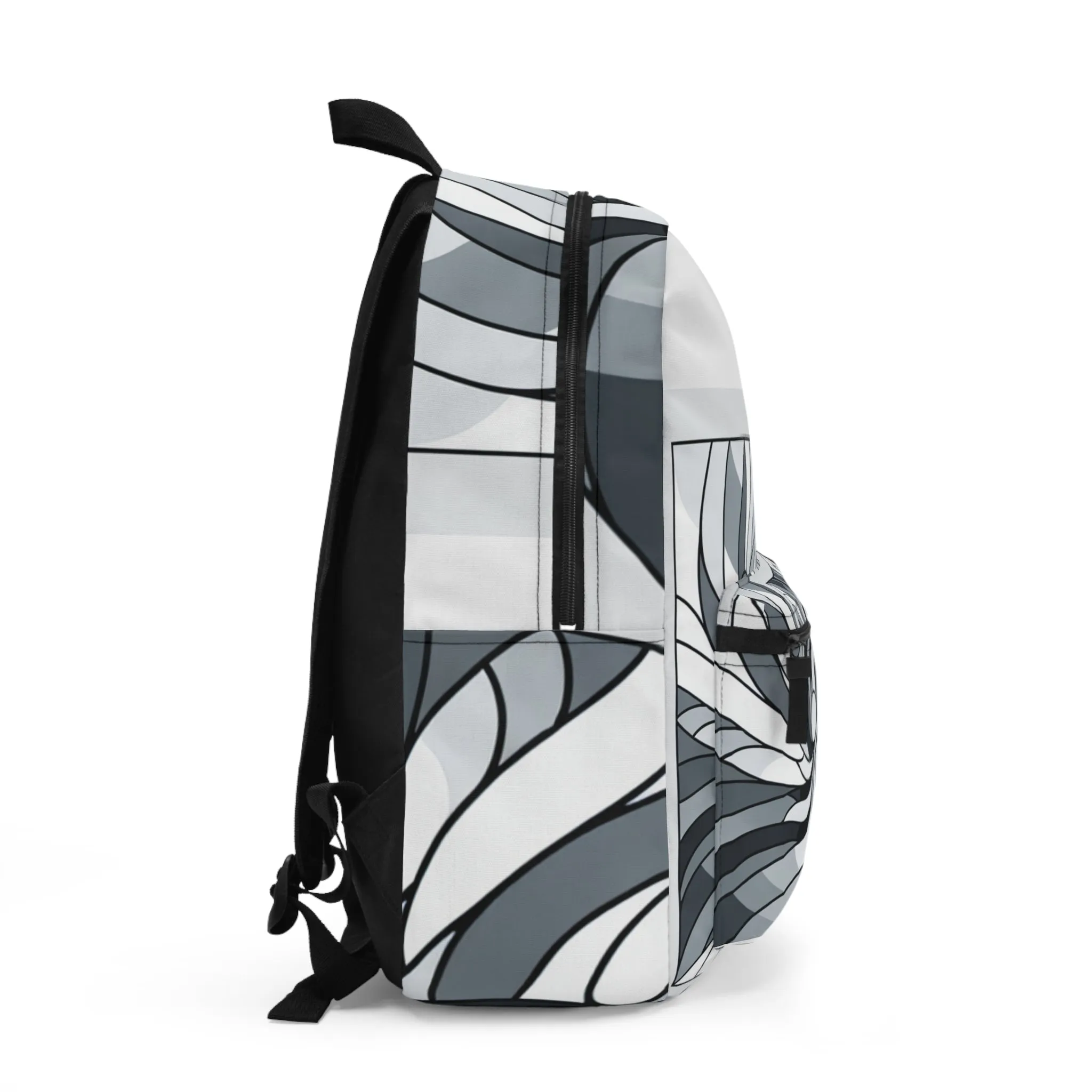 Stylish Abstract Swirl Backpack - Trendy & Modern Design for Everyday Use