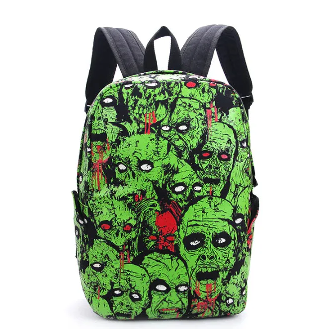 Stylish Skull Sports Backpack for Students