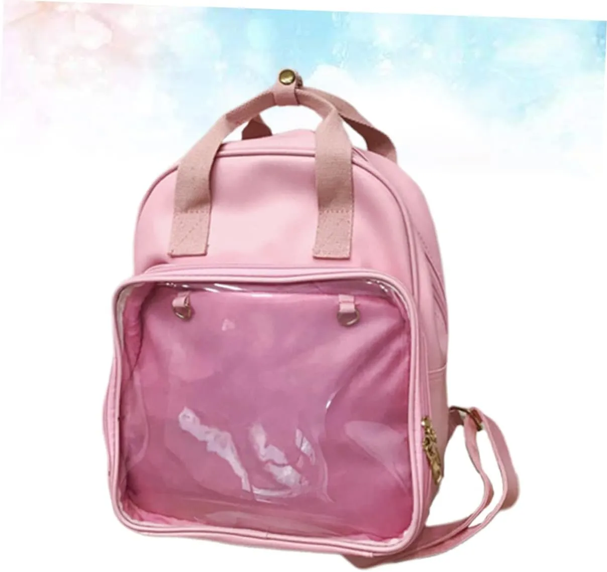 Super Spacious School Backpacks Candy Pvc for Women Girls Men Large Capacity Adjustable Straps
