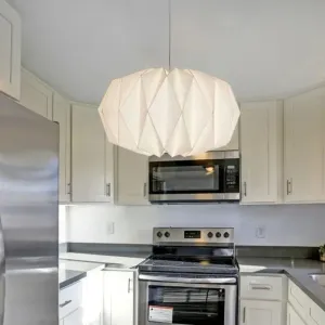 Taavita Hanging Lamp – Foldable Paper Lantern in Nordic Style for Living Room & Bedroom