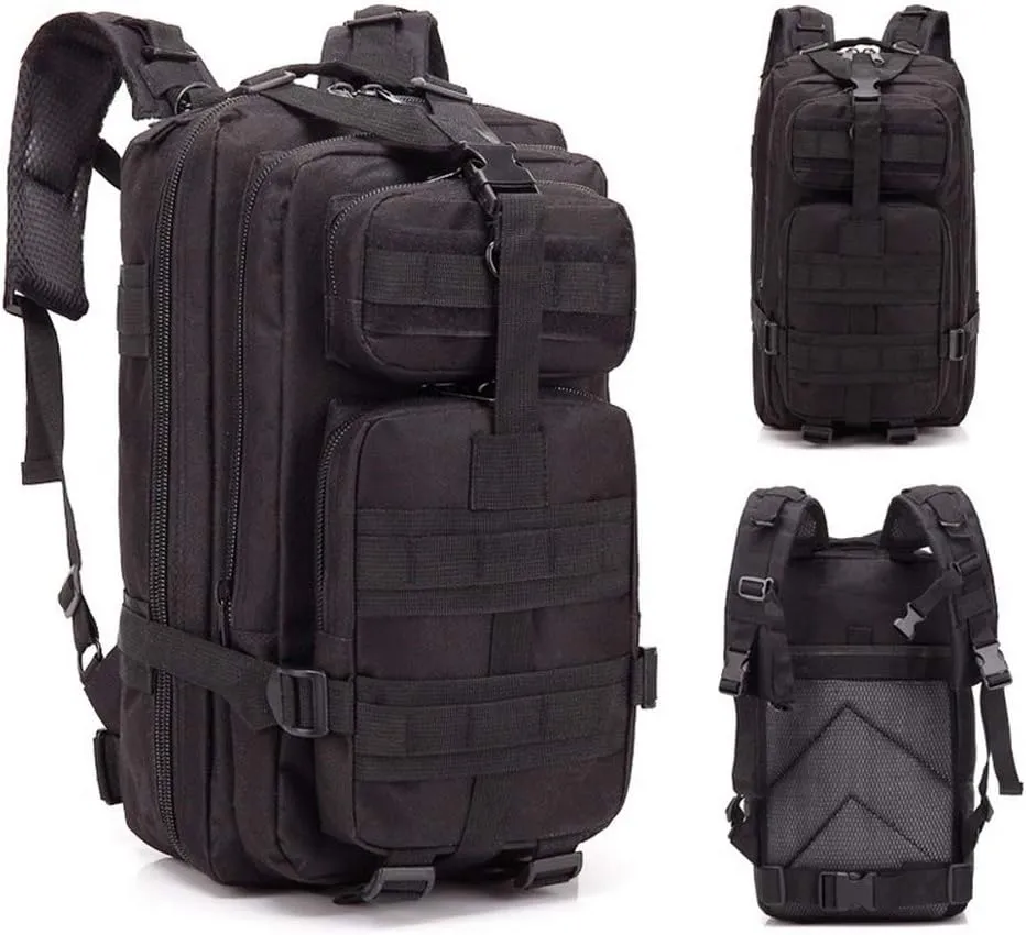 Tactical Backpack Military Army 3P Molle Backpack for Hiking Trekking Camouflage