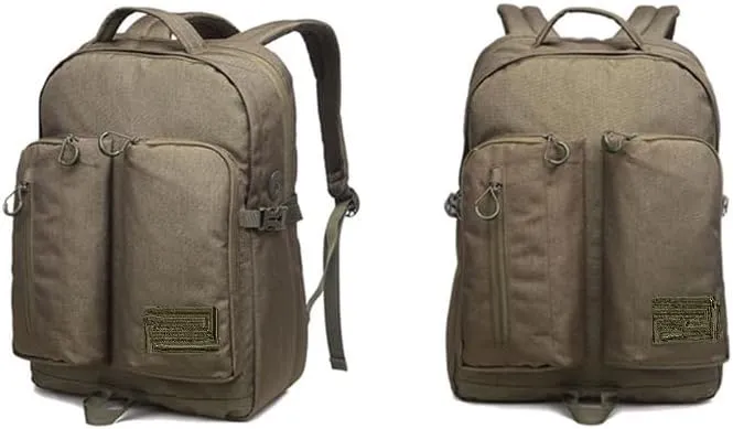 Tactical Backpack Military Molle Hiking 20-35L camping traveling outdoor mountaineering training sports army green