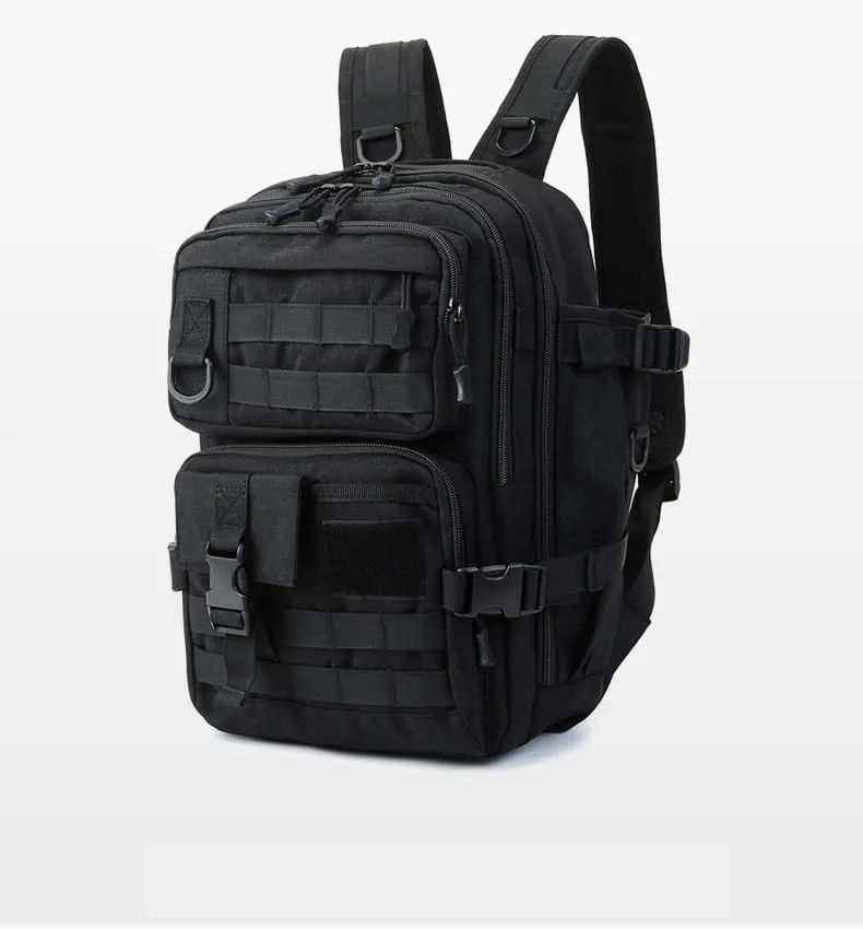 Tactical Backpack Military Molle Hiking 20L Outdoor Assault Cycling Bag Black