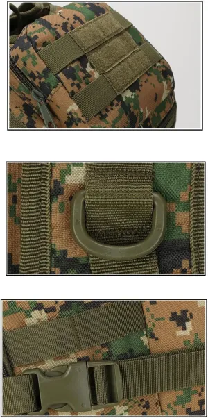 Tactical Backpack Military Molle Hiking 36-55L Tactical Bag Outdoor Camouflage Hiking Bag Camouflage