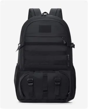 Tactical Backpack Military Molle Hiking 36-55L Tactical Camouflage Outdoor Sports Camouflage Bag Hiking Black