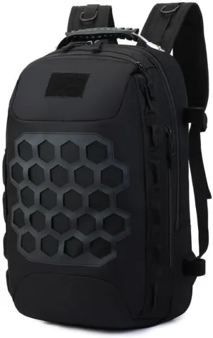 Tactical Backpack Military Molle Hiking Lure Outdoor Mountaineering Travel Sports Multifunctional Tactical Bag Black