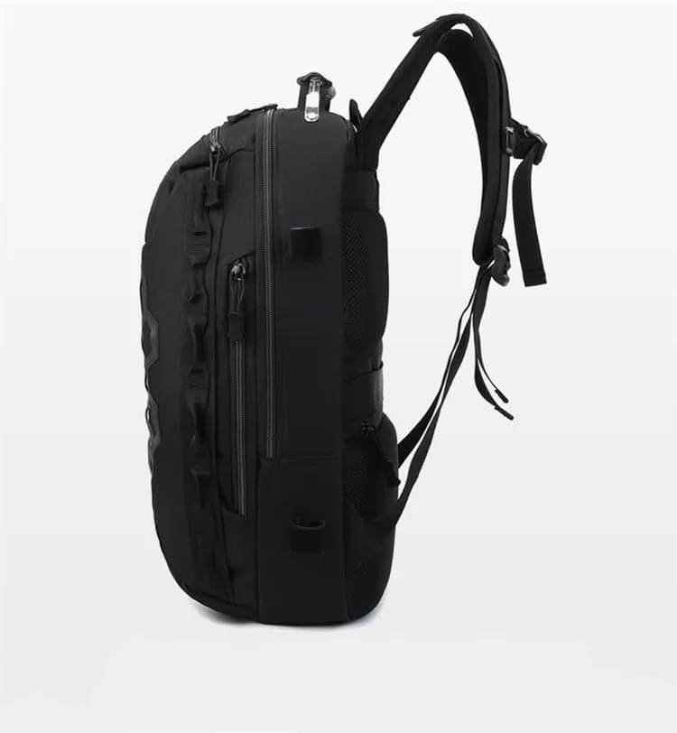 Tactical Backpack Military Molle Hiking Lure Outdoor Mountaineering Travel Sports Multifunctional Tactical Bag Black