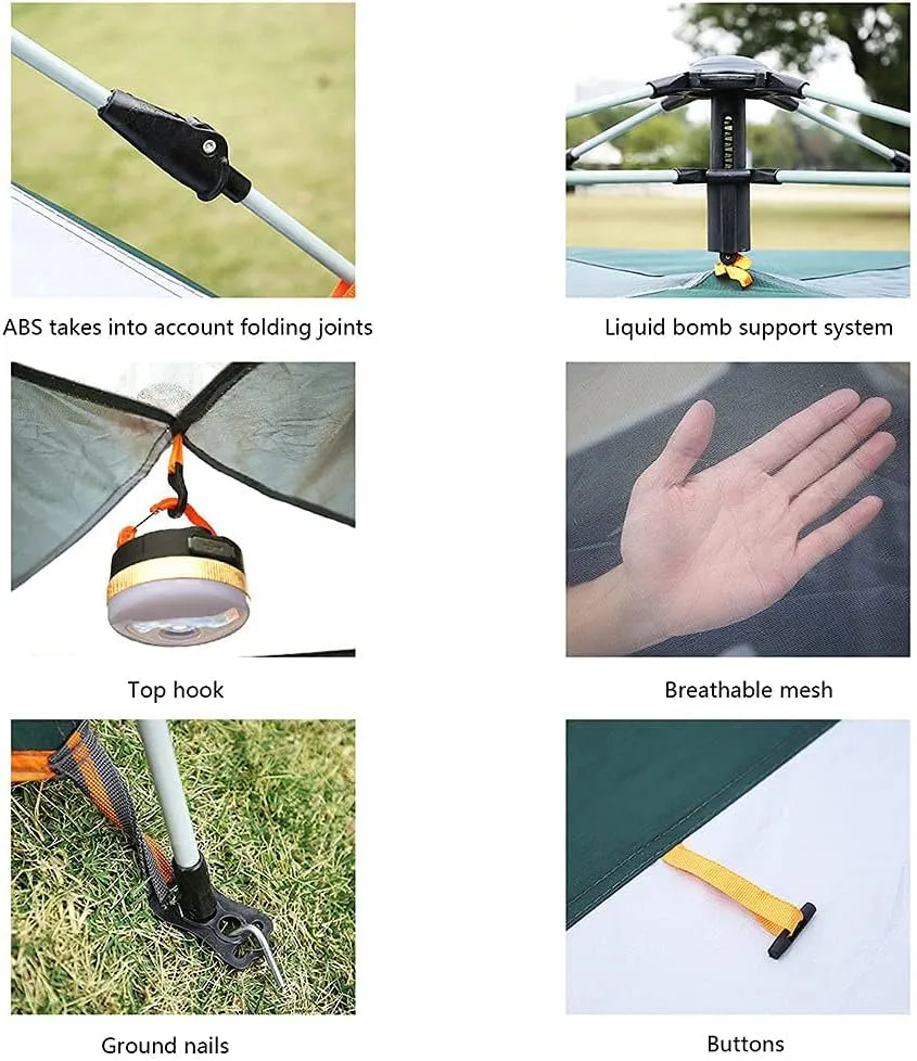 Tents Camping for 3-4 People,5-6 People, Waterproof and Windproof, Easy to Install, Backpacking, Ventilated and Suitable for Outdoor and Hiking Trips