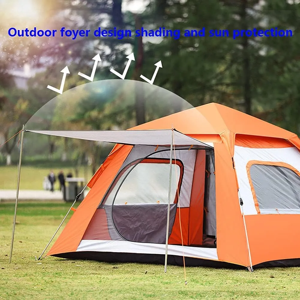 Tents Camping for 3-4 People,5-6 People, Waterproof and Windproof, Easy to Install, Backpacking, Ventilated and Suitable for Outdoor and Hiking Trips