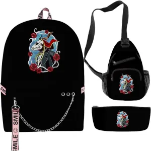 The Ancient Magus Bride Merch Backpack Oxford Bag Anime Backpack Casual Bag High Capacity Bags (Suit2)