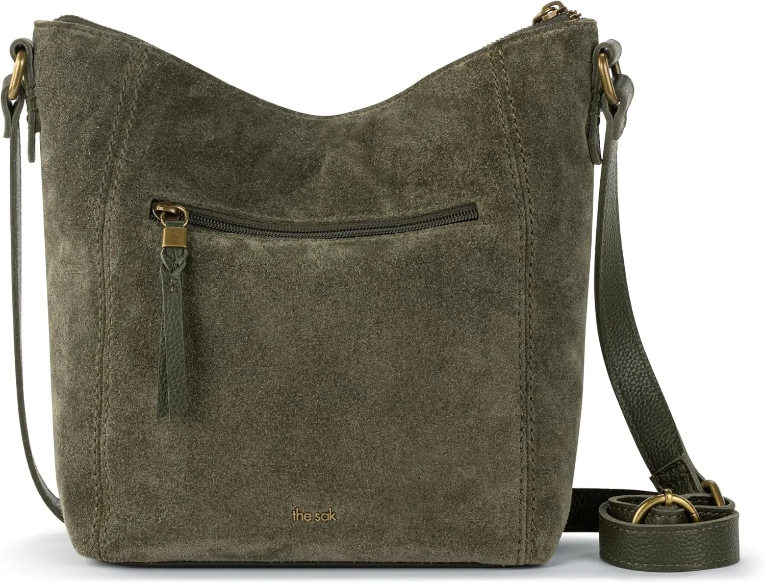 The Sak Ashland Crossbody Purse - Women's Leather Handbag For Everyday & Travel - Cross Body With Adjustable Shoulder Strap