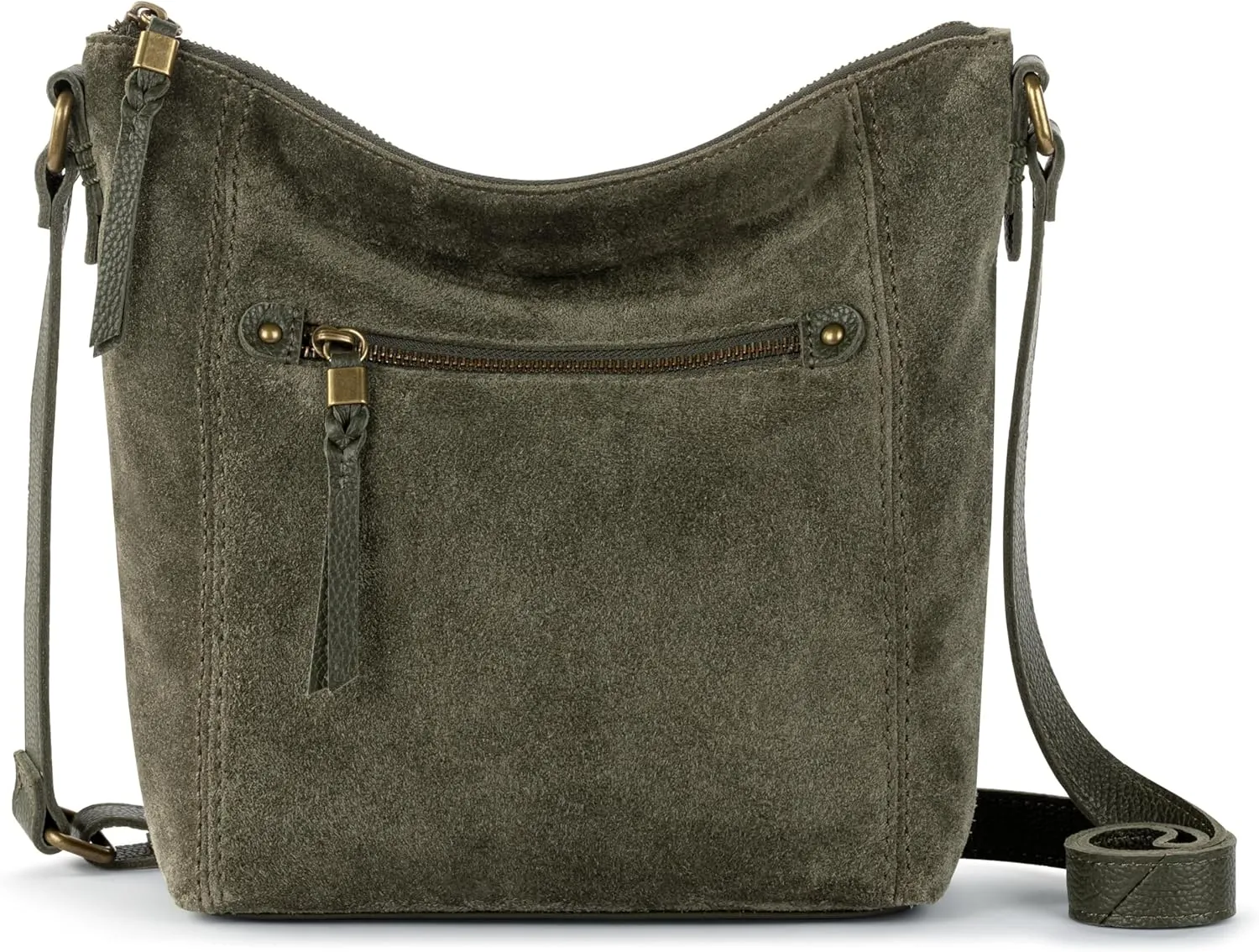 The Sak Ashland Crossbody Purse - Women's Leather Handbag For Everyday & Travel - Cross Body With Adjustable Shoulder Strap