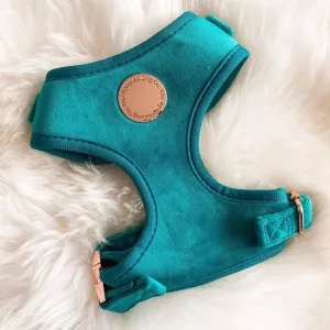 The Spotted Dog Company - Jade Velvet Harness: XS