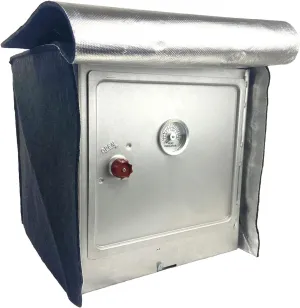 Thermal Insulated Camping Oven Cover for Foldable Camp Ovens Insulation Blanket with Aluminum Coated to Quickly Heats Up and Maintains Temperature