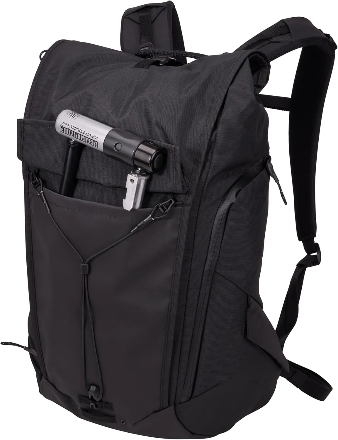 Thule Paramount Bike Commuter Backpack - 20L Capacity - Adjustable fit - 16" Padded Laptop Sleeve and 11" Tablet Pocket - Rolltop Closure - Side Phone Pocket - Taillight Loop