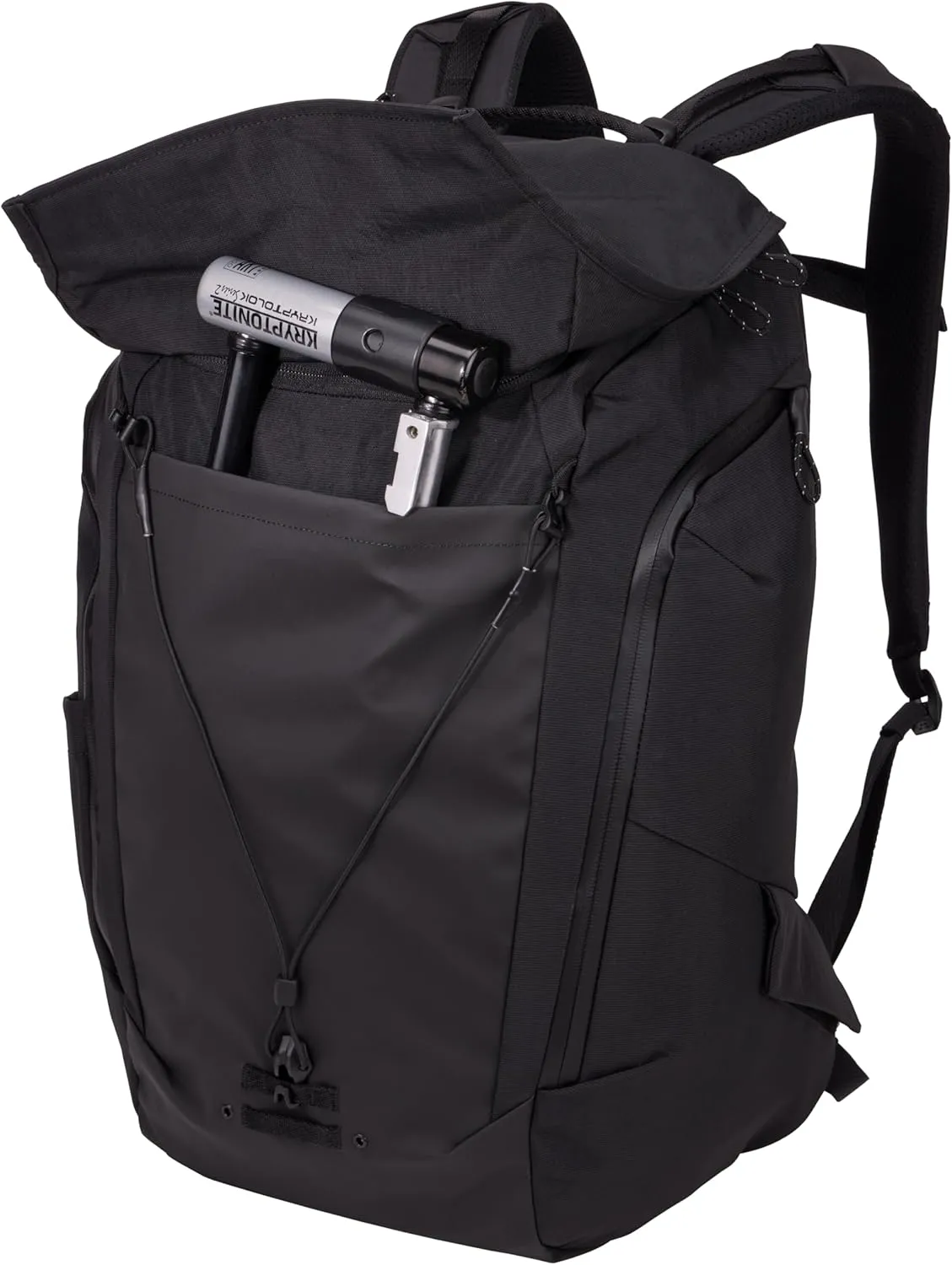 Thule Paramount Bike Commuter Backpack - 28L Capacity - Adjustable fit - 16" Padded Laptop Sleeve and 11" Tablet Pocket - Helmet Attachment - Accessible Side Phone Pocket - Taillight Loop
