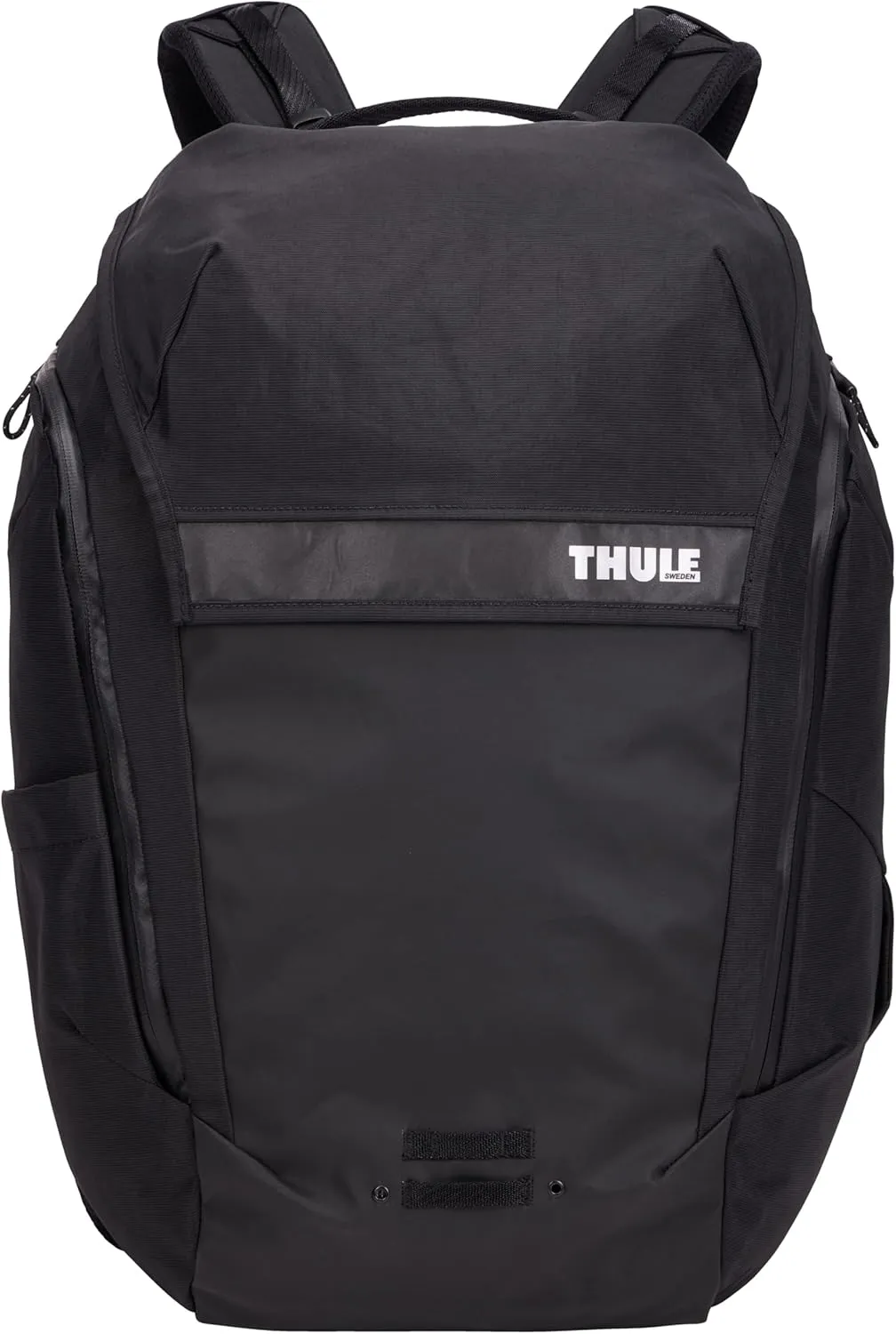 Thule Paramount Bike Commuter Backpack - 28L Capacity - Adjustable fit - 16" Padded Laptop Sleeve and 11" Tablet Pocket - Helmet Attachment - Accessible Side Phone Pocket - Taillight Loop