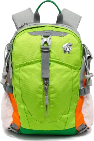 Toddler Hiking Kids Outdoor Waterproof Camping Travel Backpack with Chest Strap, Rain Shield & Picnic Mat(Dinosaur)