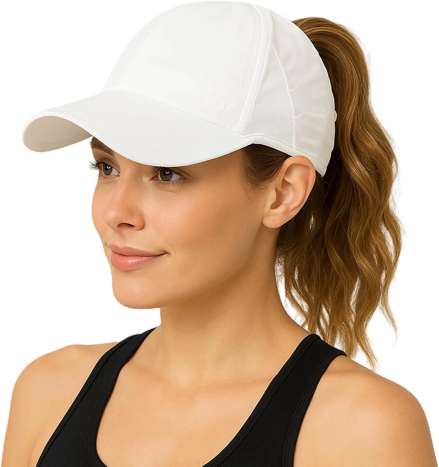 TOP-EX Cooling UV 50 High Ponytail Baseball Cap for Women - Most Women Start with S/M - Breathable for Running Golf Sports
